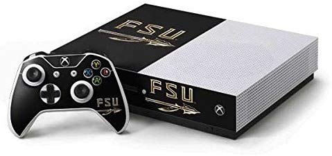 Florida State Xbox One S Console and Controller Bundle Skin - FSU Spear Logo | Schools X Skinit Skin