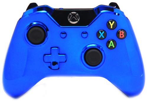 Chrome Blue Xbox One Rapid Fire Modded Controller 40 Mods for COD Ghosts Quickscope, Jitter, Drop Shot, Auto Aim, Jump Shot, Auto Sprint, Fast Reload, Much More