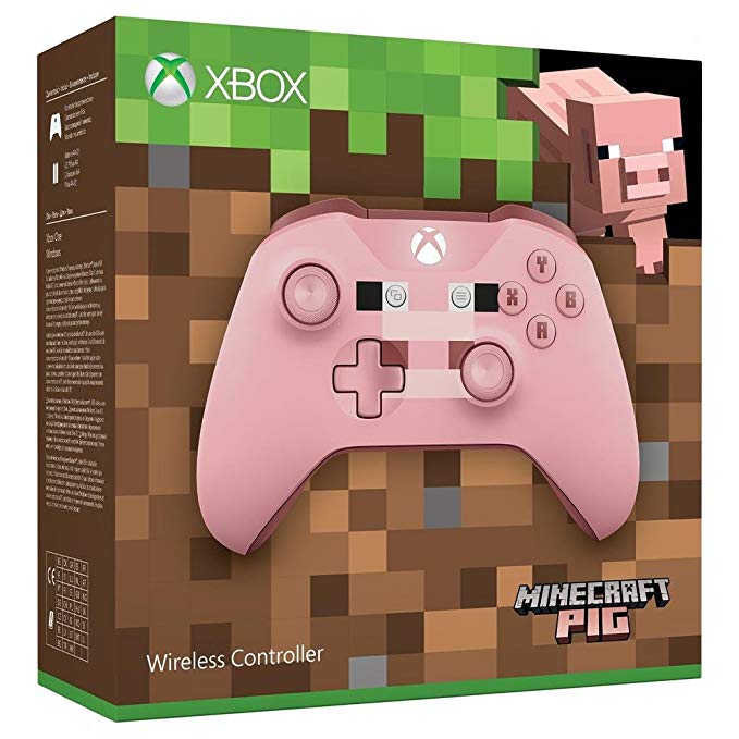 MICROSOFT XBOX ONE/PC Controller Wireless Minecraft Pig Pink Special Limited Edition [EU Import]