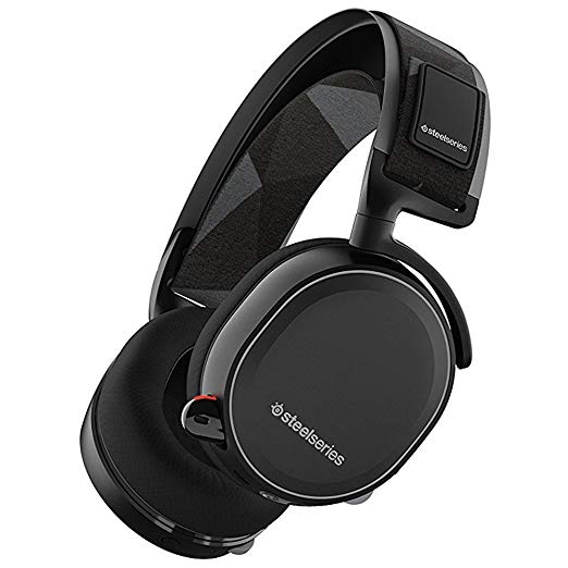 SteelSeries Arctis 7 Lag-Free Wireless Gaming Headset with DTS Headphone:X 7.1 Surround for PC, PlayStation 4, VR, Mac and Wired for Xbox One, Android and iOS - Black (Certified Refurbished)