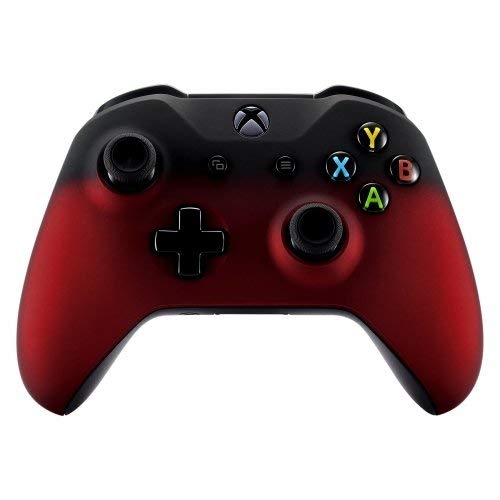 Xbox One Wireless Controller for Microsoft Xbox One - Custom Soft Touch Feel - Custom Xbox One Controller (Red & Black Fade)