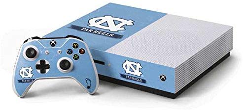 University of North Carolina Xbox One S Console and Controller Bundle Skin - North Carolina Tar Heels | Schools X Skinit Skin