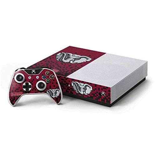 University of Alabama Xbox One S Console and Controller Bundle Skin - Alabama Crimson Tide Digi | Schools & Skinit Skin