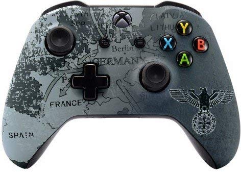 5000+ Modded Xbox One Controller for all Shooter Games - Soft Touch Shell - Added Grip for Longer Gaming Sessions - Multiple Colors Available (WW2 Eagle)
