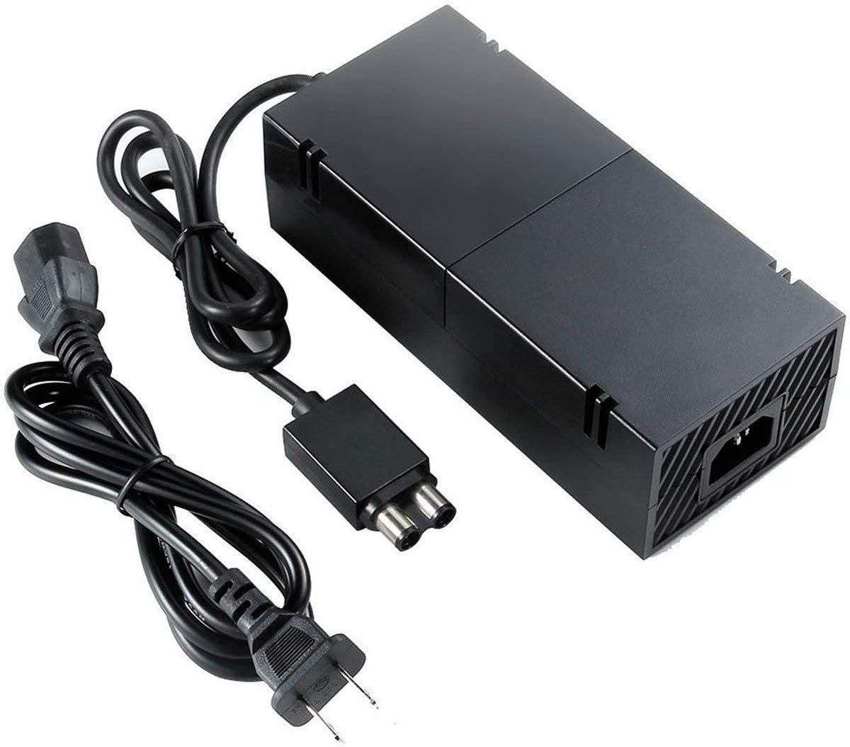 Xbox One Power Brick, Colleer AC Adapter Xbox One Power Cord Fit for 1T Console Quiet Xbox One Power Supply Replacement 100-240V