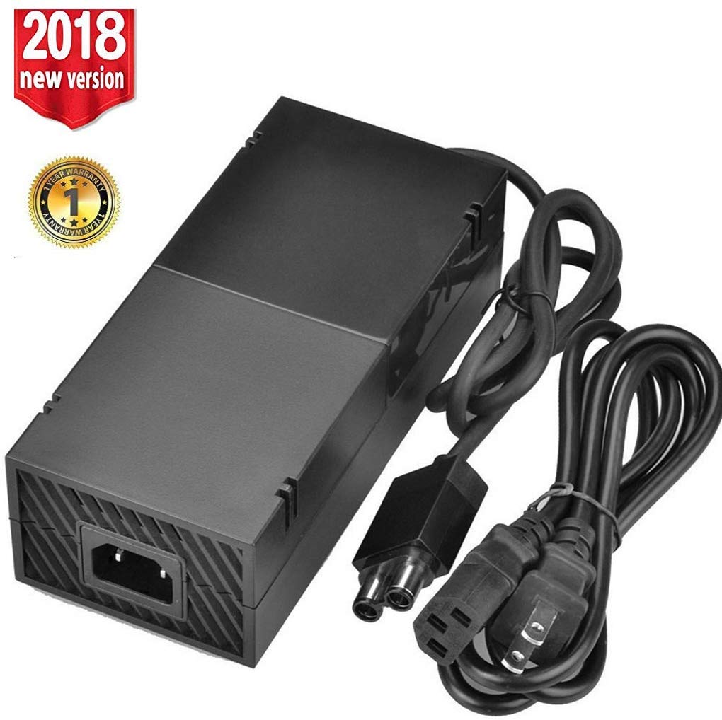 ShangKi Xbox One Power Supply Brick, AC Adapter Power Supply Replacement Charger with Cable, 100-240V [Quietest Version]