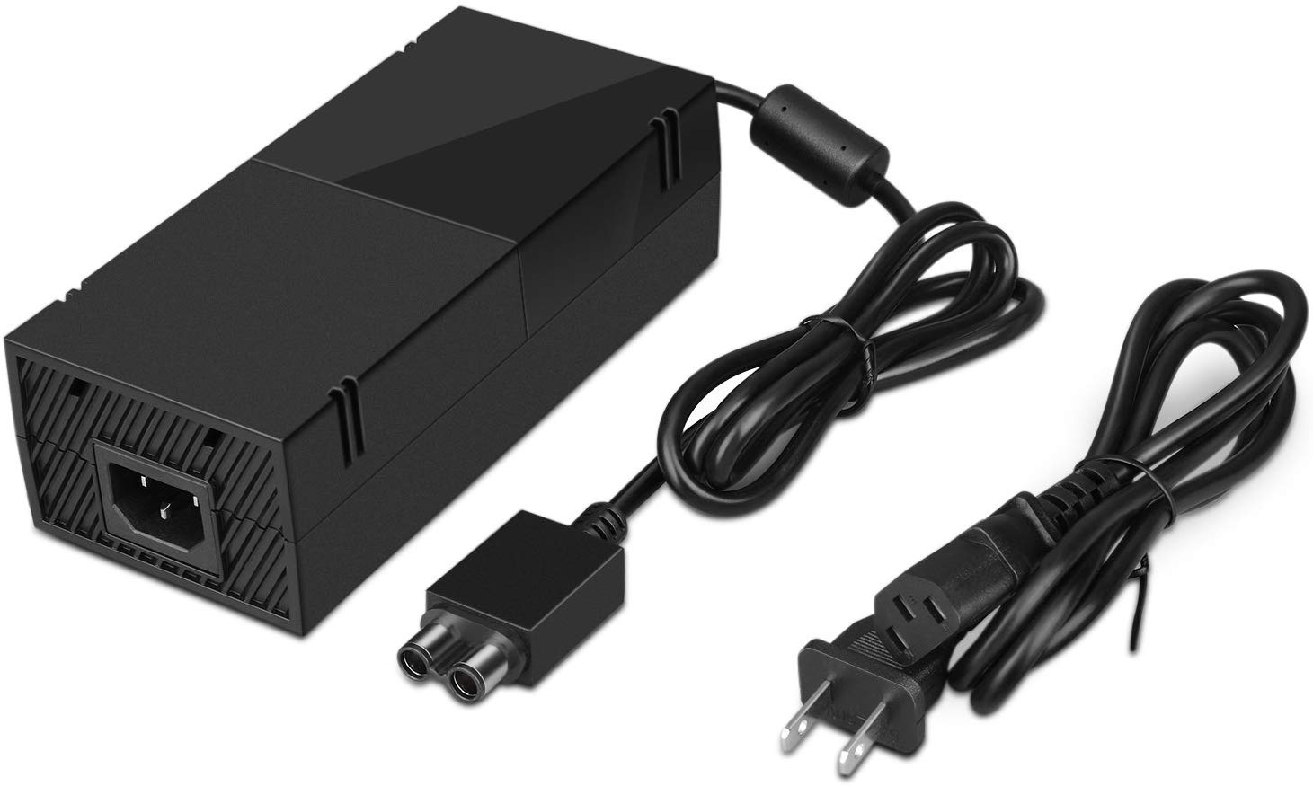 TNP Xbox One Power Supply - Replacement US Standard AC Charger Adapter Charging Cord Cable Accessory 12V 135W Power Brick 100-240V with LED Indicator for Xbox One Gaming Console Black