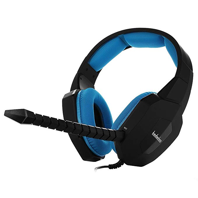 PS4 Headset for PS4 , Iphone , Ipad , Smartphone , Tablet , PC , Compatible With XBox One (Blue)