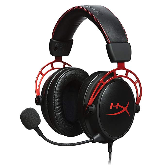 HyperX Cloud Alpha Gaming Headset - Dual Chamber Drivers - Award Winning Comfort - Durable Aluminum Frame - Detachable Microphone - Works with PC, PS4, PS4 PRO, Xbox One, Xbox One S (HX-HSCA-RD/AM)
