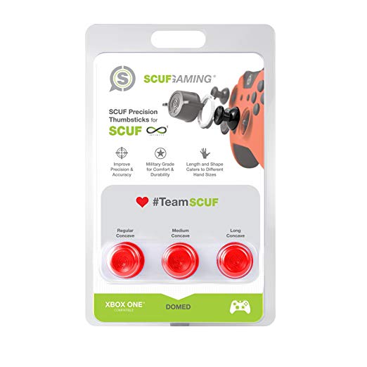 SCUF Precision DOMED RED Thumbsticks