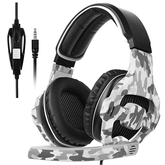 PS4 Gaming Headset, SADES SA810Plus Stereo Headphones with Mic for PC/Notebooks/New Xbox One